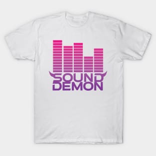 Suond Demon Purple and Pink T-Shirt